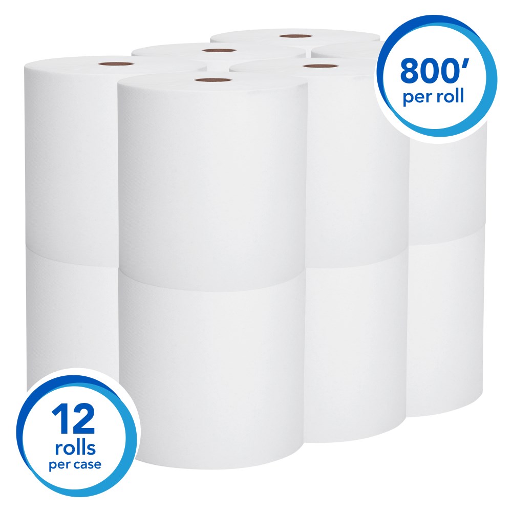 Kimberly Clark® Scott® 01040 Hard Roll Towels (12/800')